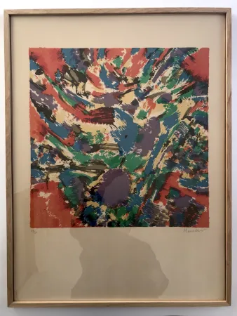 石版画 Manessier - Joie champêtre