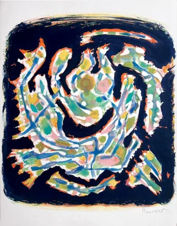 石版画 Manessier - Laudes II 