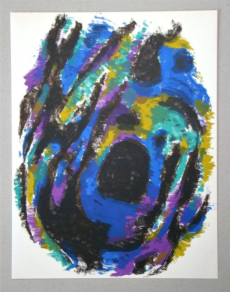 石版画 Manessier - Le Nid