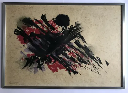 石版画 Manessier - Martin Luther King II