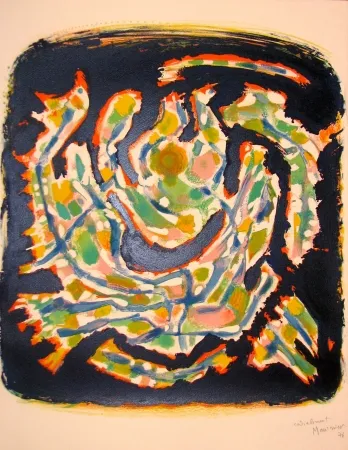 石版画 Manessier - Untitled