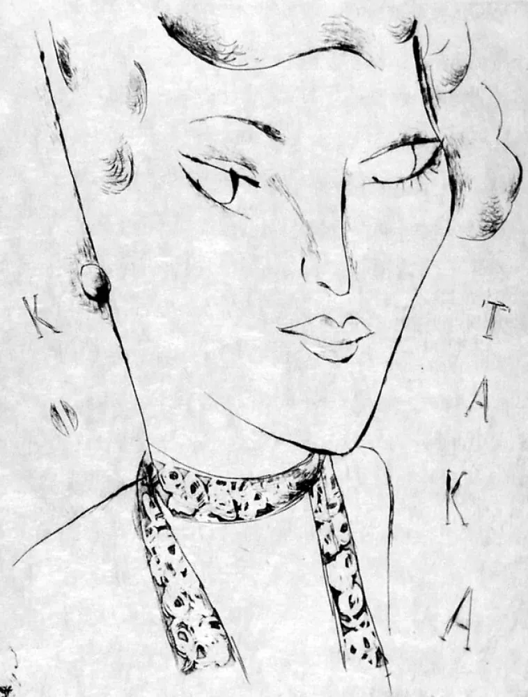 干刻版画 Manfredi - Takako