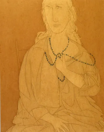 蚀刻飞尘法 Manzu - Busto di Inge VII