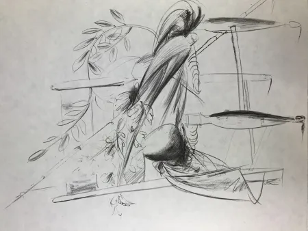 石版画 Manzu - Natura Morta 