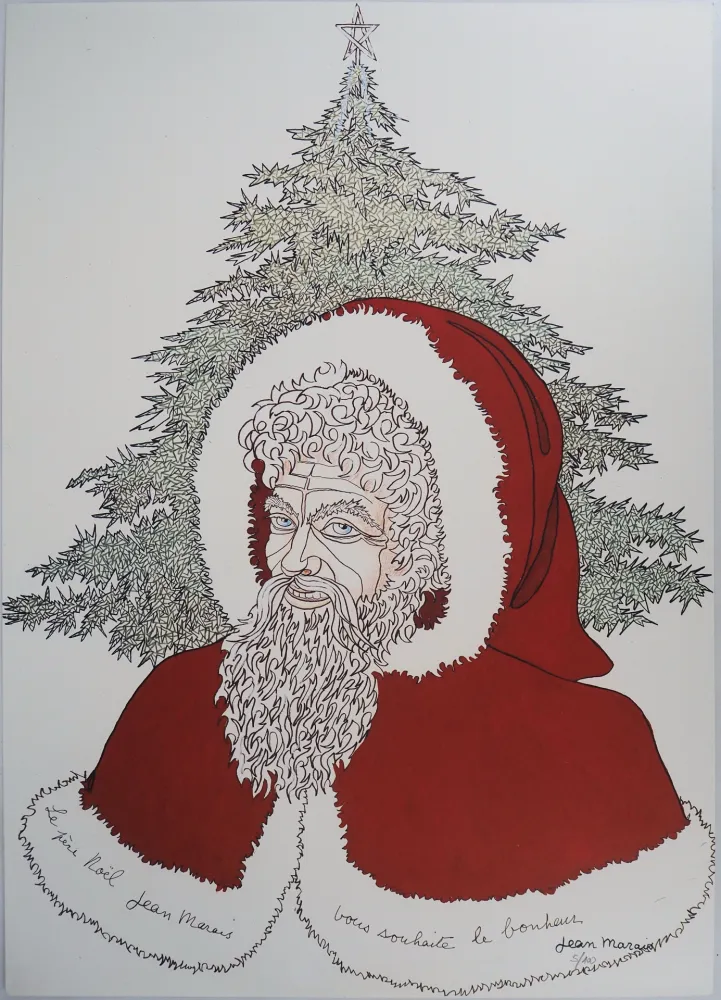石版画 Marais  - Père Noël