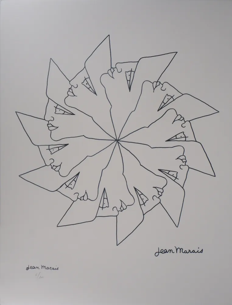 石版画 Marais  - Vers le futur