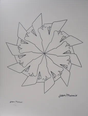 石版画 Marais  - Vers le futur