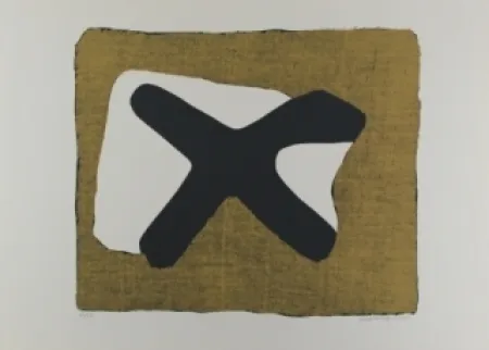 石版画 Marca Relli - Composition