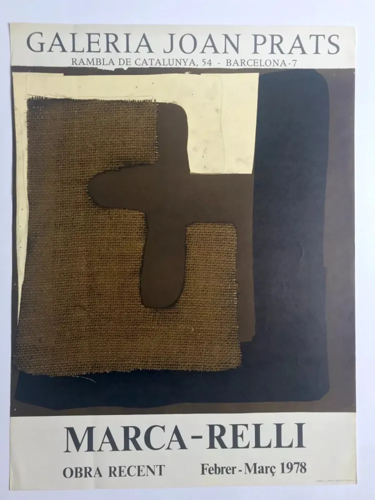 海报 Marca Relli - Galeria Joan Prats
