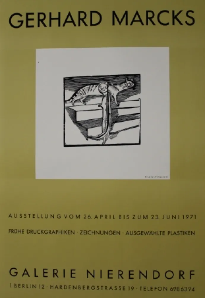 木刻 Marcks - Die kleinen Katzen / The Little Cats