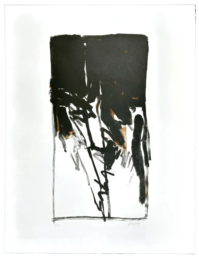 石版画 Marfaing - Sans Titre