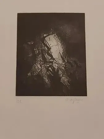版画 Marfaing - Sans titre (1960)
