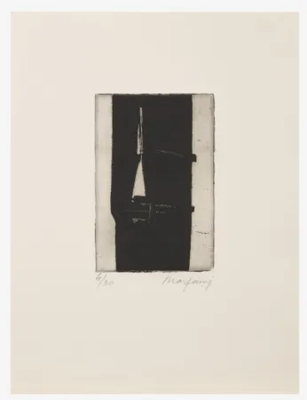 蚀刻版画 Marfaing - Sans titre, 1975. Eau-forte signée. 