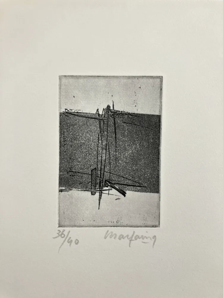 蚀刻版画 Marfaing - Sans titre, 1978