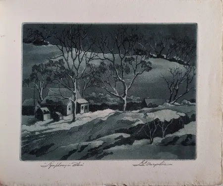 蚀刻飞尘法 Margolies - Symphony in Blue