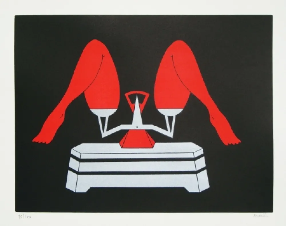 石版画 Marien - Les noces de Jessica