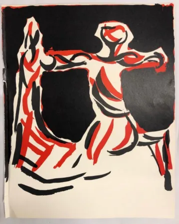 石版画 Marini - Cavalier,