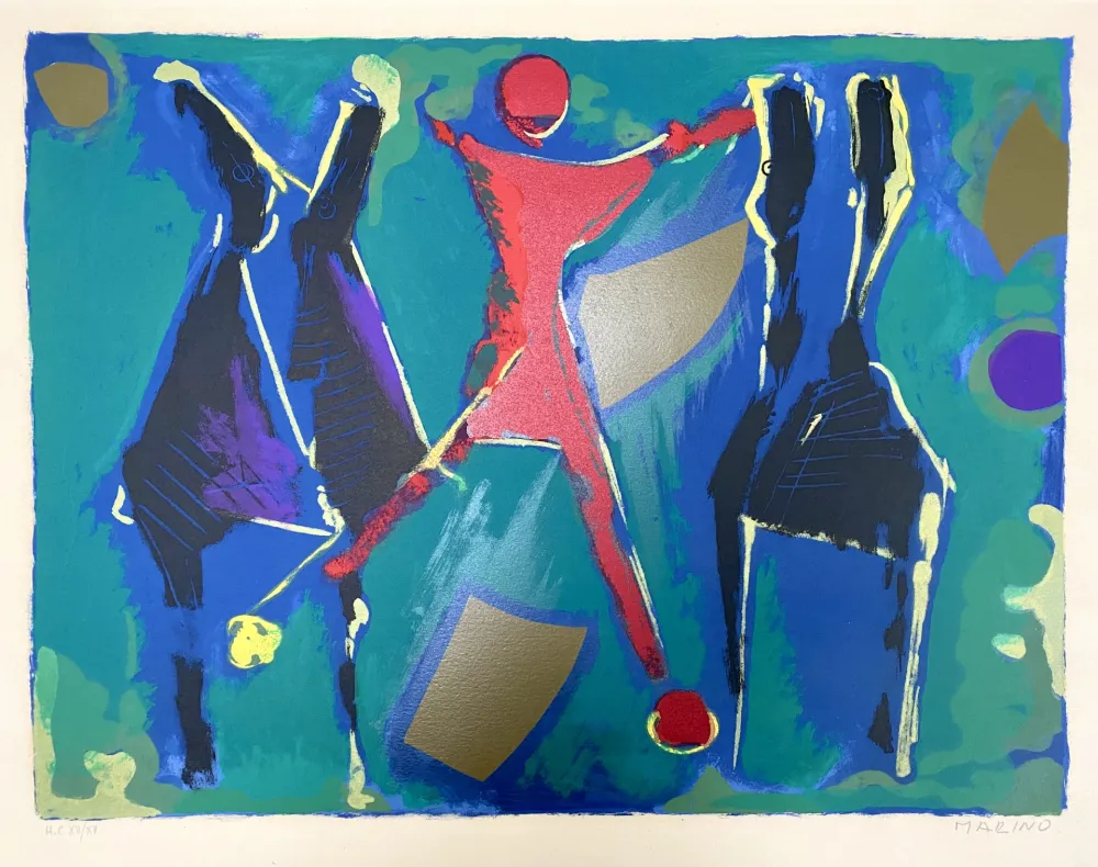 石版画 Marini - From Color to Form VII