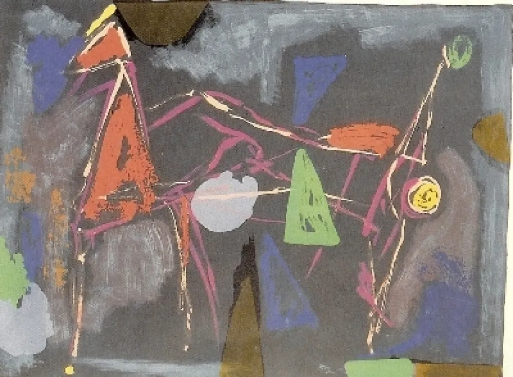 石版画 Marini - From colour to form IV