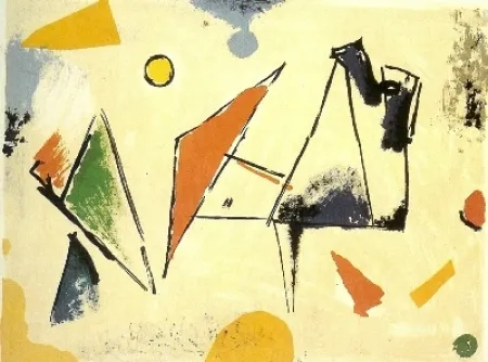 石版画 Marini - From colour to form VIII