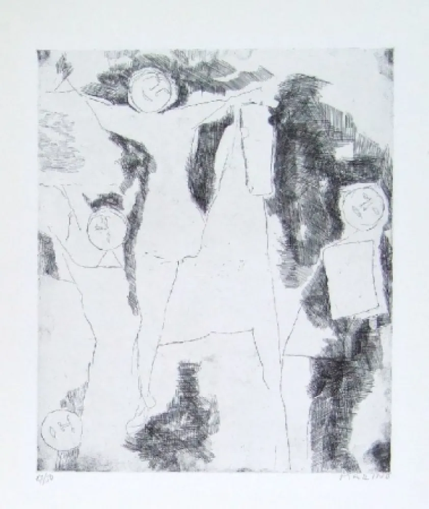 蚀刻版画 Marini - Giocolieri