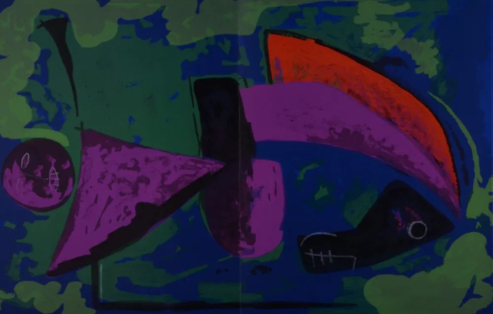 石版画 Marini - Guerrier, 1968