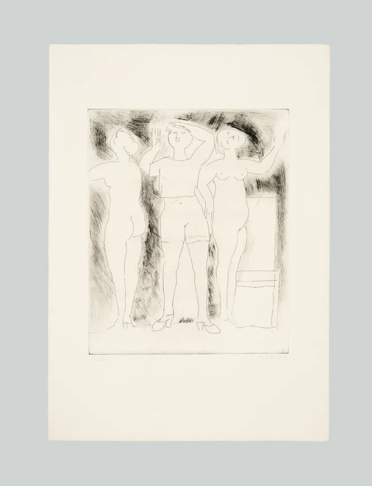 版画 Marini - Idea della verginità