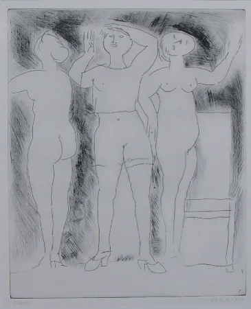 蚀刻版画 Marini - Idea della verginità