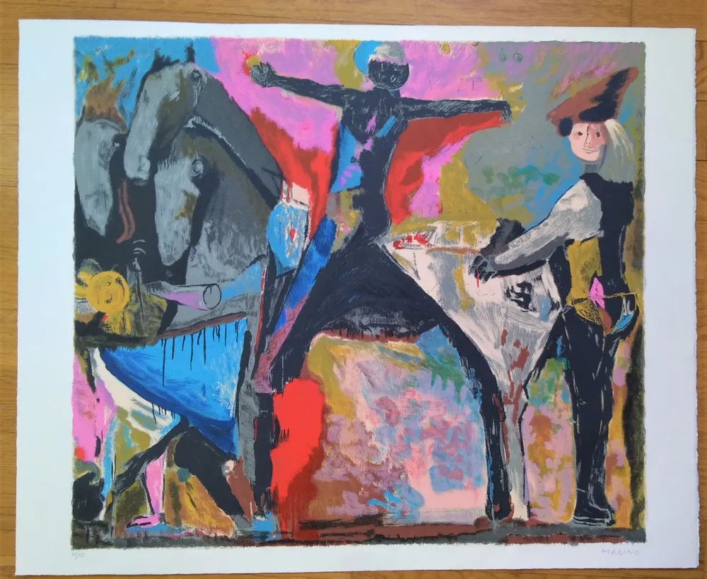 石版画 Marini - Il grande teatro delle maschere