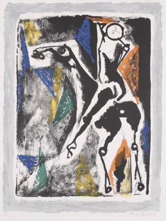 石版画 Marini -  La Acrobata