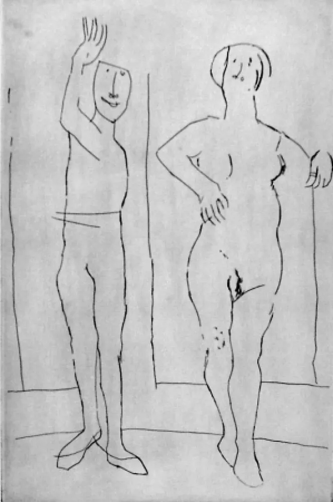 蚀刻版画 Marini - La ribalta