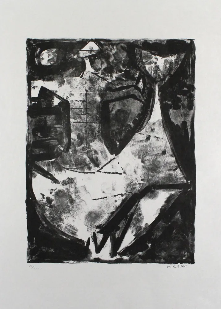 石版画 Marini - L'Idea del cavaliere