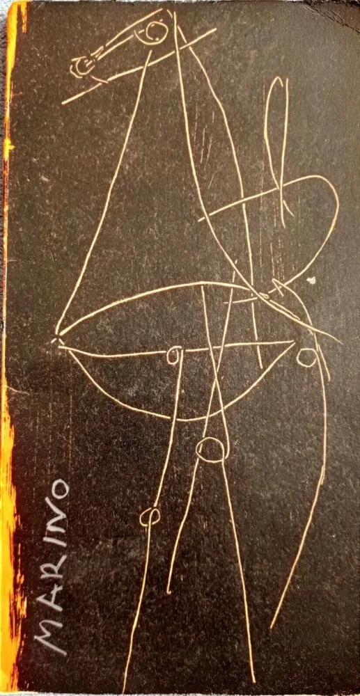 石版画 Marini - Lithographie originale pour  Catalogue Berggruen 15 lithographies,1955