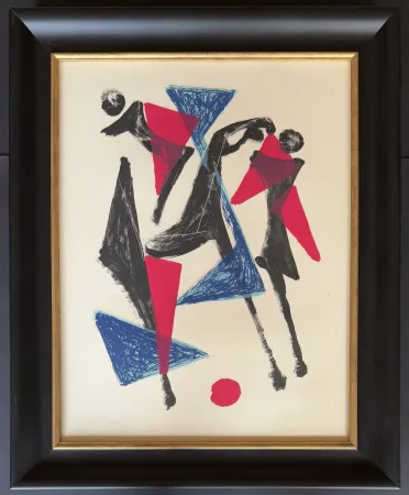 石版画 Marini - Marino Marini (1901 - 1980) - LE CHEVAL AU MANEGE - Color lithograph on paper - 1953