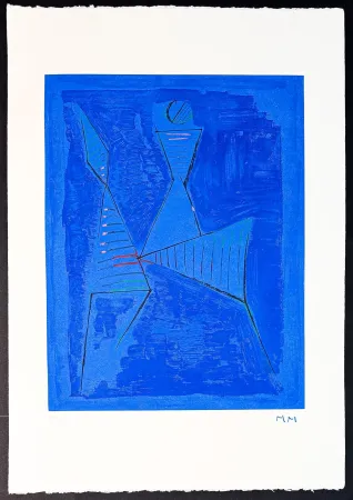 版画 Marini - Marino Marini (1901–1980) - MARINO FROM GOETHE - Color drypoint etching and aquatint on Arches paper - 1979