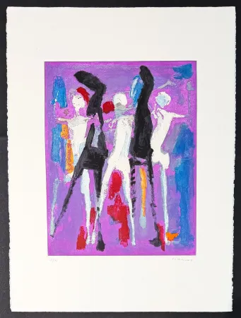 版画 Marini - Marino Marini (1901–1980) - MARINO FROM SHAKESPEARE II - Color drypoint etching and aquatint on paper - 1978