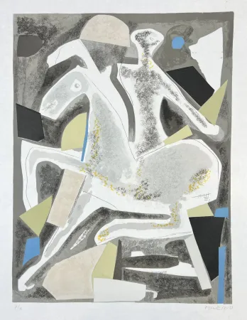 石版画 Marini - PERSONNAGES DU SACRE DU PRINTEMPS III