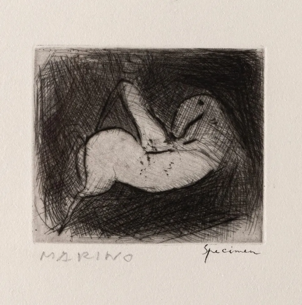 蚀刻版画 Marini - Piccolo Cavaliere