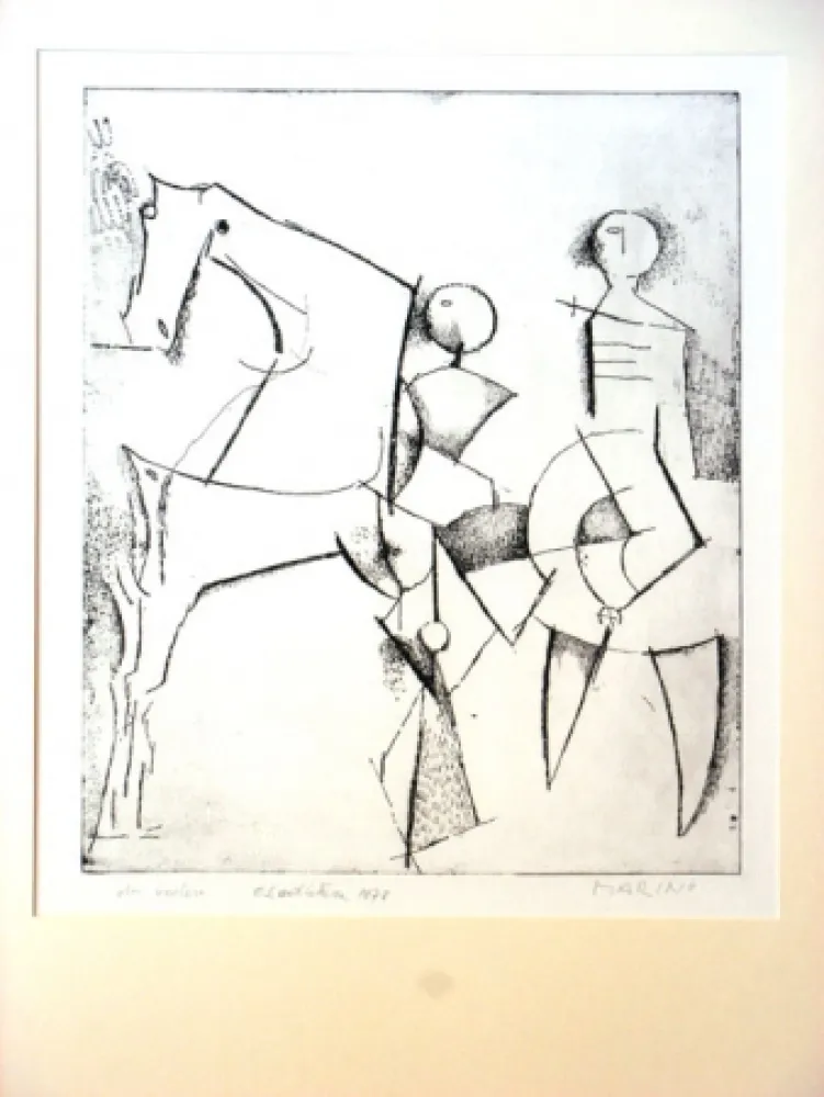 版画 Marini - Scomposizione