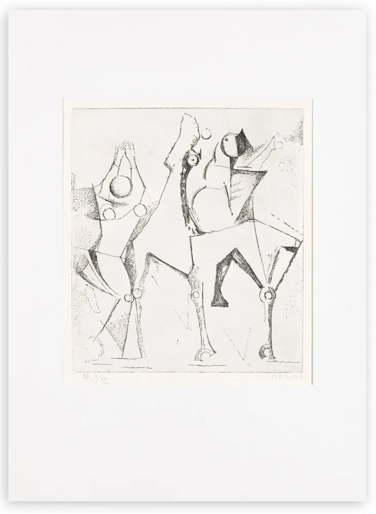 版画 Marini - Trio felice