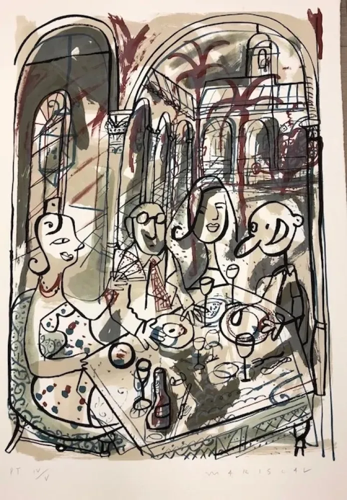 丝网印刷 Mariscal - Restaurante