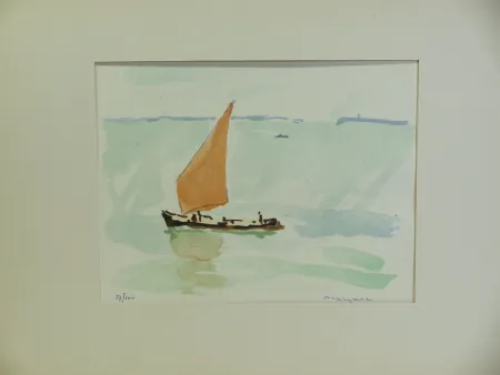 石版画 Marquet - Dix estampes originales. 1947. 