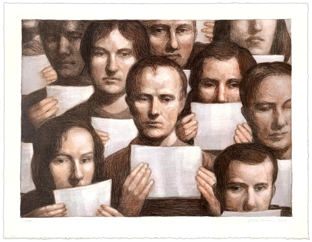 石版画 Martensen - Statement