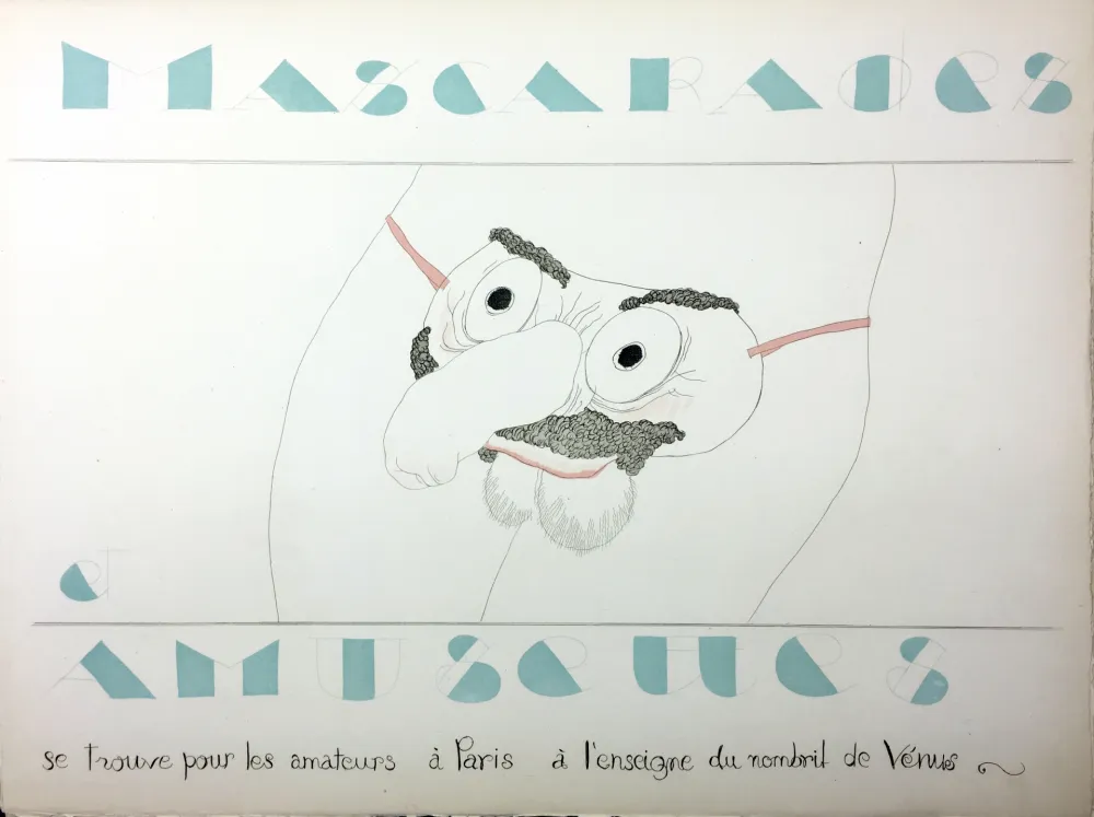 插图书 Martin - MASCARADES ET AMUSETTES (ex. avec double état des illustrations). ‎ 1933.