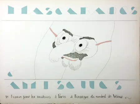 插图书 Martin - MASCARADES ET AMUSETTES (ex. avec double état des illustrations). ‎ 1933.