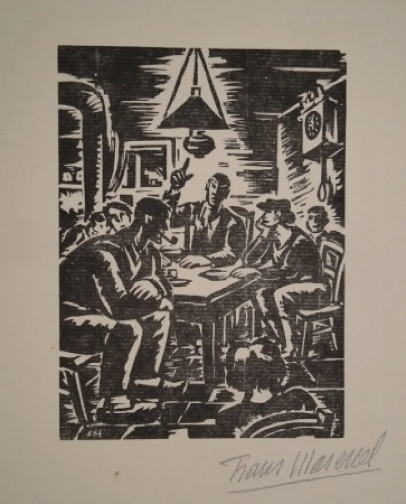 木刻 Masereel - Emile Zola, Germinal