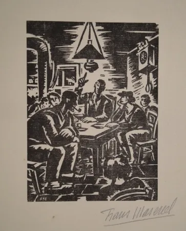 木刻 Masereel - Emile Zola, Germinal