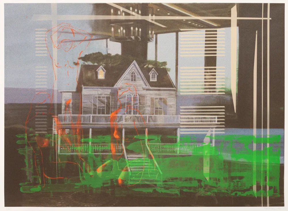 石版画 Masmonteil - Bathing Beauties