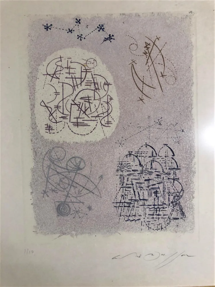 复数作品 Masson - Abstract composition II, ca.