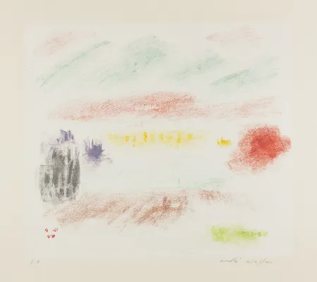 石版画 Masson - Brume du soir (Evening mist)